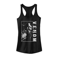 Juniors' Marvel Venom Profile Poster Tank Top