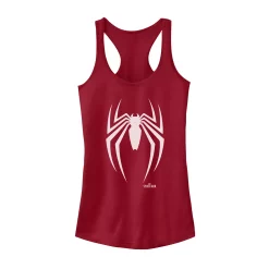 Juniors' Marvel Spider-Man Game Logo Tank