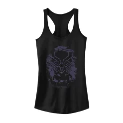 Juniors' Marvel Black Panther Dark Portrait Tank
