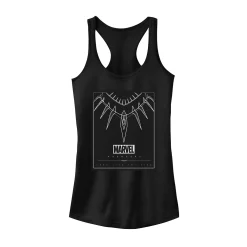Juniors' Marvel Black Panther Chest Insignia Poster Tank Top
