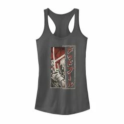 Juniors' Marvel Deadpool Sword Kanji Poster Tank Top