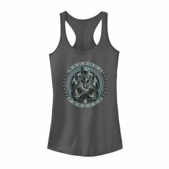 Juniors' Marvel Black Panther Circle Portrait Tank Top