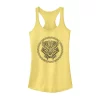 Juniors' Marvel Black Panther Geometric Sketch Logo Tank Top