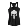 Juniors' Marvel Punisher Fade Skull Logo Tank Top -Marvel Clothing store 3935842