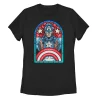 Juniors' Marvel Captain America Stained Glass Portrait Tee -Marvel Clothing store 3935858