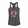 Juniors' Marvel Deadpool Chimichangas Comic Pop Head Shot Tank Top -Marvel Clothing store 3935938