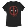 Juniors' Marvel Deadpool Splatter Icon Tee -Marvel Clothing store 3935941