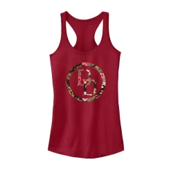 Juniors' Marvel Daredevil Floral Logo Fill Tank Top