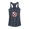 Juniors' Marvel Captain America Glitch Shield Tank