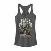Juniors' Marvel Black Panther Animated Portrait Logo Tank