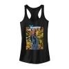 Juniors' Marvel X-Men Wolverine Shattered Portrait Logo Tank Top -Marvel Clothing store 3935981