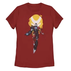 Juniors' Marvel Iron Man Venom Mashup Logo Tee