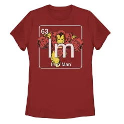 Juniors' Marvel Avengers Iron Man Element Tee