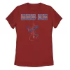 Juniors' Marvel Spider-Man Periodic Element Tiles Tee