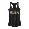 Juniors' Marvel X-Men Wolverine Large Chest Text Tank Top -Marvel Clothing store 4628323