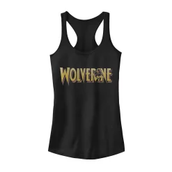 Juniors' Marvel X-Men Wolverine Large Chest Text Tank Top