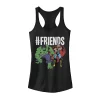 Juniors' Marvel Thor & Hulk Friends Classic Retro Graphic Tank -Marvel Clothing store 4630540