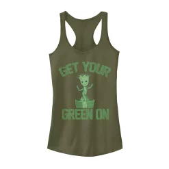 Juniors' Marvel Guardians Of The Galaxy Groot Graphic Tank