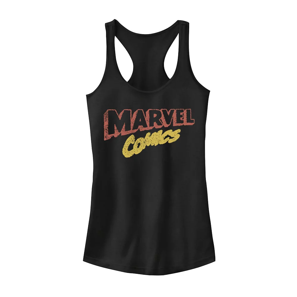 Juniors' Marvel Comics Retro Logo Tank Top 3 Juniors' Marvel Comics Retro Logo Tank Top