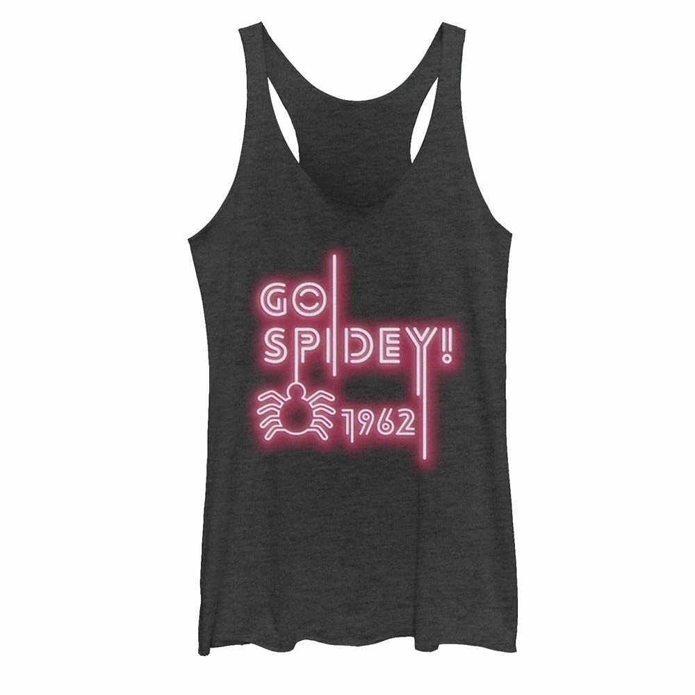 Juniors' Marvel Spider-Man Go Spidey Tank Top 3 Juniors' Marvel Spider-Man Go Spidey Tank Top