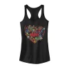 Juniors' Marvel Hero Heart Tank Top -Marvel Clothing store 4631315