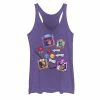 Juniors' Marvel Arcade Character Portrait Panel Collage Tank Top -Marvel Clothing store 4631319