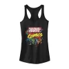 Juniors' Marvel Avengers Retro Comic Group Shot Logo Tank Top -Marvel Clothing store 4631331