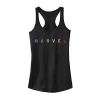 Juniors' Marvel Simple Rainbow Logo Tank Top -Marvel Clothing store 4631350
