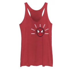 Juniors' Marvel Spider-Man Sense Retro Video Game Tank Top