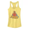 Juniors' Marvel Spider-Man Retro Triangle Portrait Graphic Tank -Marvel Clothing store 4636404 Banana