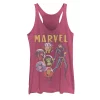 Juniors' Marvel Retro Avengers Vintage Comic Lineup Graphic Tank -Marvel Clothing store 4636454 Pink Heather