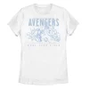 Juniors' Marvel Avengers "More Than A Fan" Vintage Outline Tee -Marvel Clothing store 4942904