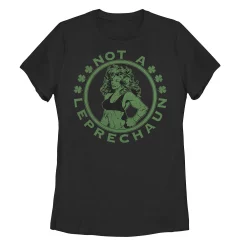 Juniors' Marvel St. Patrick's Day She-Hulk "Not A Leprechaun" Tee