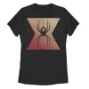 Juniors' Marvel Black Widow Gradient Spider Logo Tee -Marvel Clothing store 4942921
