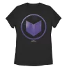 Juniors' Marvel Hawkeye Purple Badge Graphic Tee -Marvel Clothing store 5528033