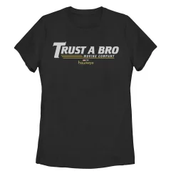 Juniors' Marvel Hawkeye Trust A Bro Moving Company Graphic Tee