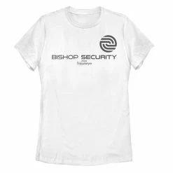 Juniors' Marvel Hawkeye Bishop Security Logo Graphic Tee