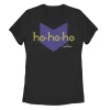 Juniors' Marvel Hawkeye Ho-Ho-Ho Logo Graphic Tee -Marvel Clothing store 5528060