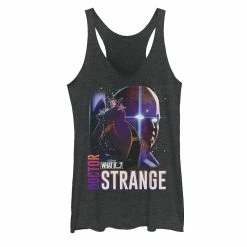 Juniors' Marvel What If Doctor Strange and Watcher Poster Graphic Tank Top