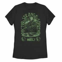 Juniors' Marvel What If Doctor Strange Supreme Logo Tee