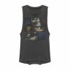 Juniors' Marvel What If Captain America Zombie Panels Muscle Tank